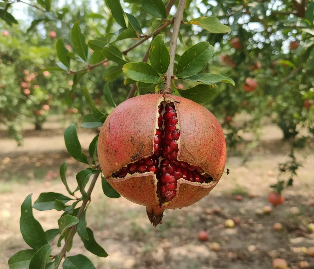 چرا میوهها ترک میخورند یا زود میریزند؟ (بررسی دلایل و راهکارهای علمی) 25 چرا میوهها ترک میخورند یا زود میریزند؟